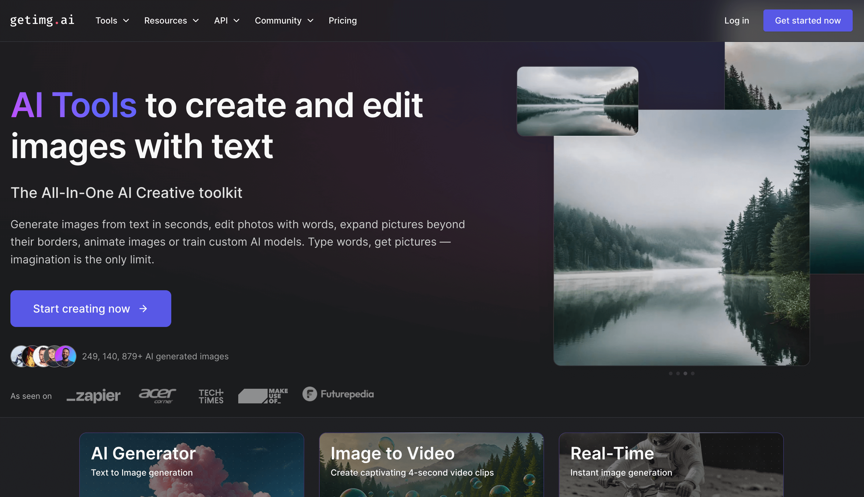 Getimg.ai: Generazione, Modifica e Outpainting di Immagini